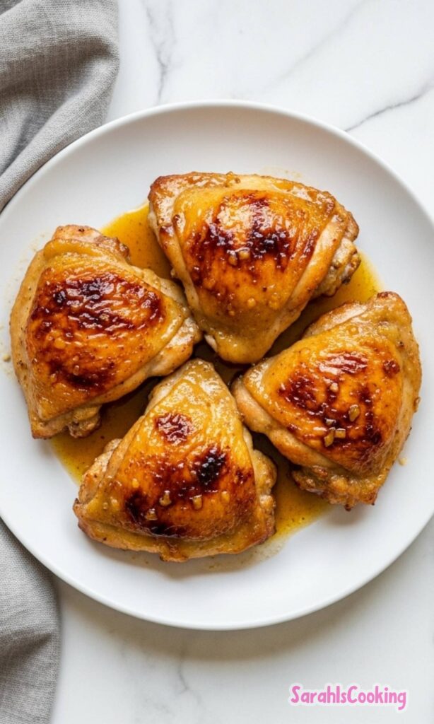 Maple Roasted Dijon Chicken Thighs Recipe