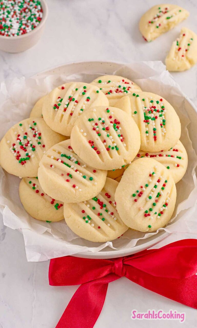 Sarah Cookies Shortbread Cookies Recipe - Sarah Is Cooking