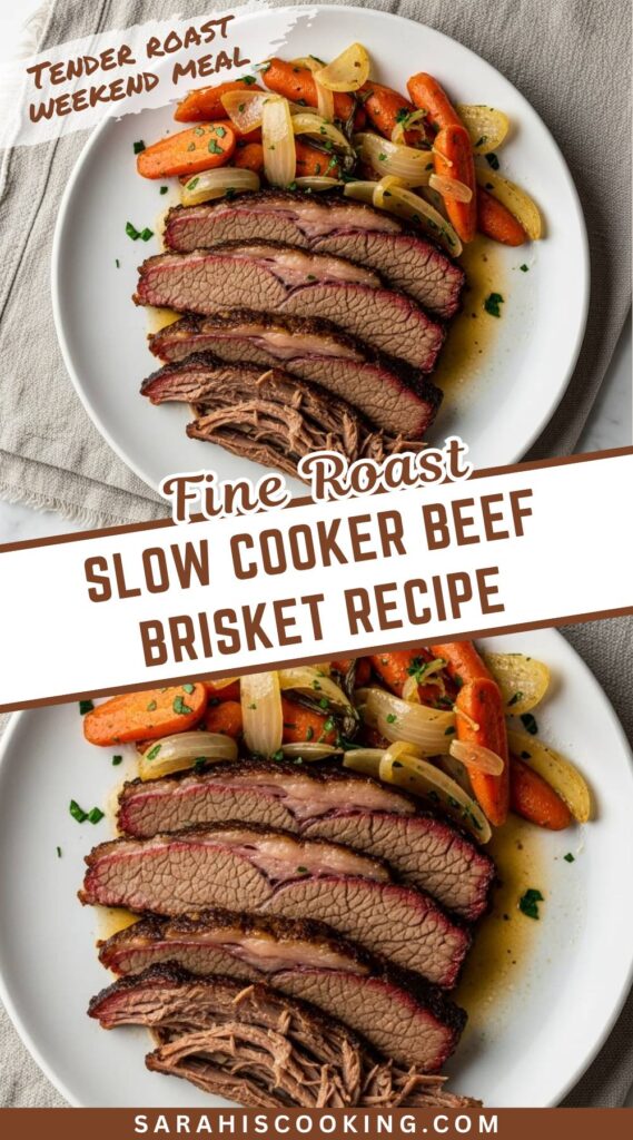 Slow Cooker Beef Brisket Recipe