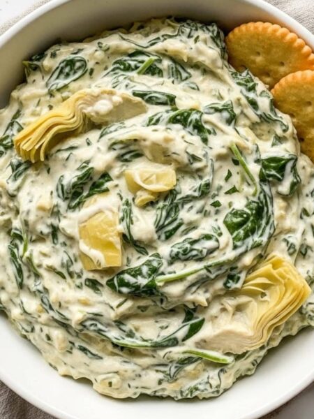 Slow Cooker Spinach Artichoke Dip Recipe