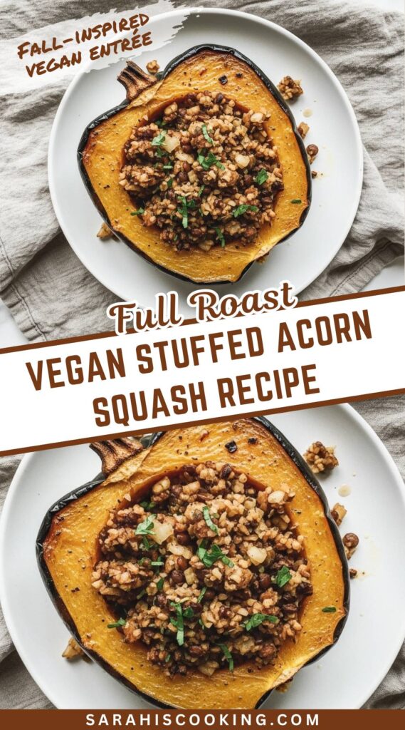 Vegan Stuffed Acorn Squash Recipe