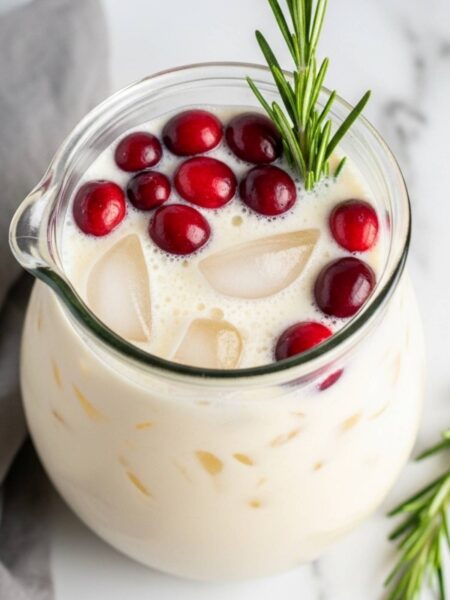 White Christmas Margarita Punch Recipe