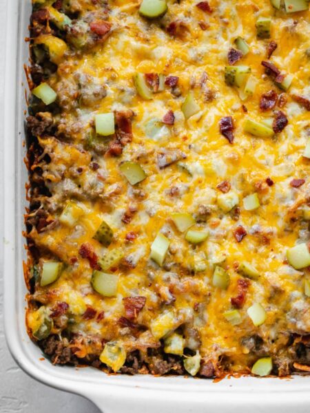 Bacon Cheeseburger Casserole Recipe