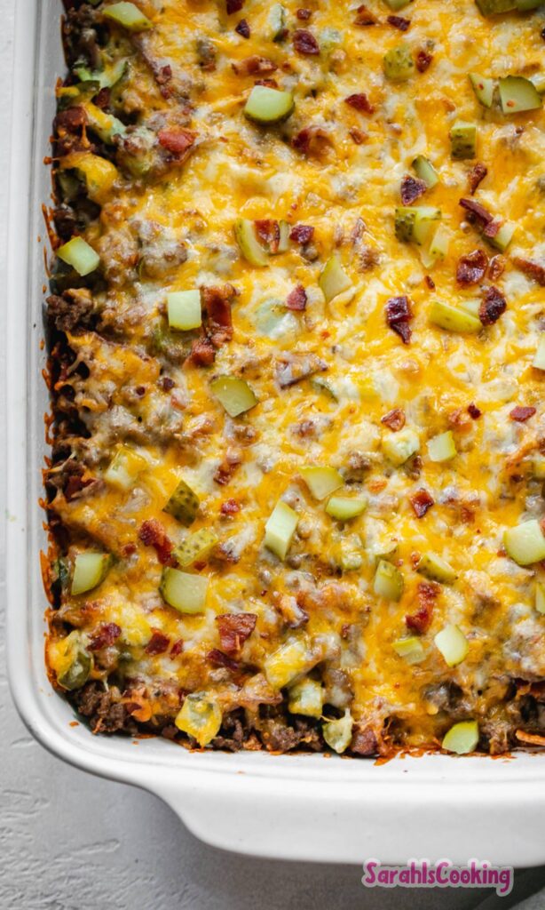 Bacon Cheeseburger Casserole Recipe