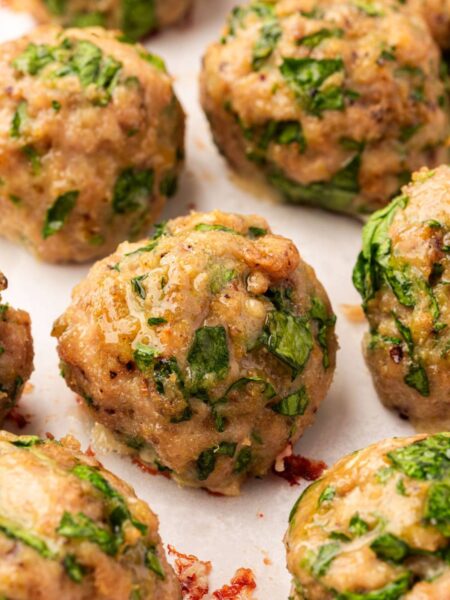 Baked Ground Turkey Meatballs Recipe