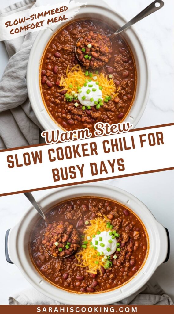 Slow Cooker Chili for Busy Days