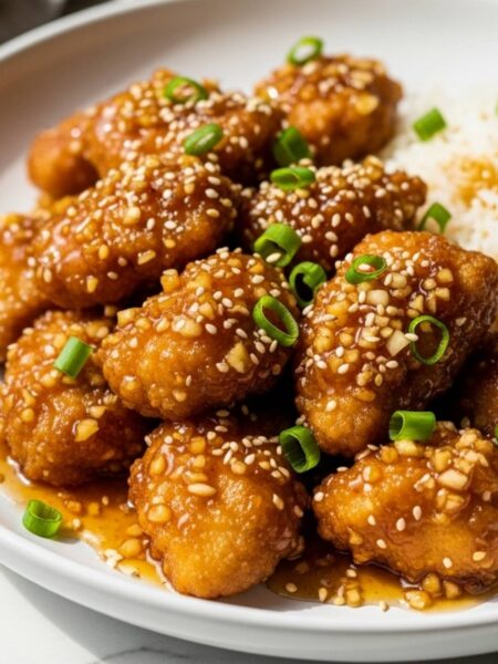 Crispy Honey Garlic Chicken Recipe