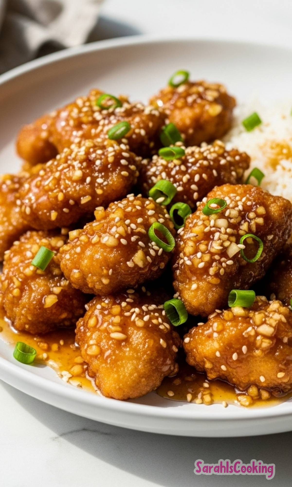 Crispy Honey Garlic Chicken Recipe