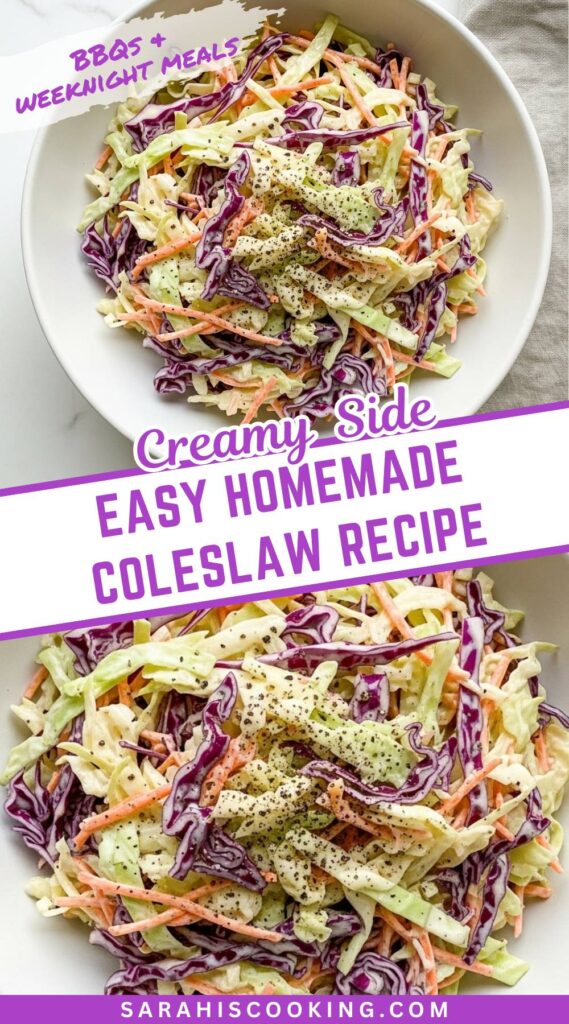 Easy Homemade Coleslaw Recipe