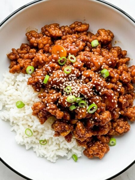 Firecracker Ground Chicken Recipe
