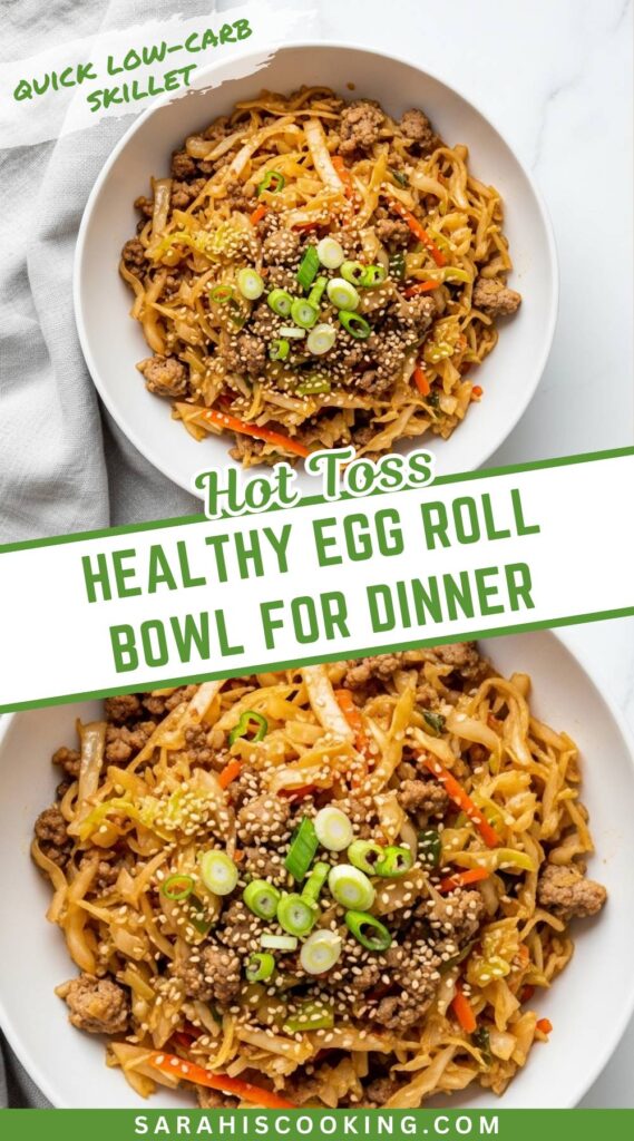 Healthy Egg Roll Bowl for Dinner