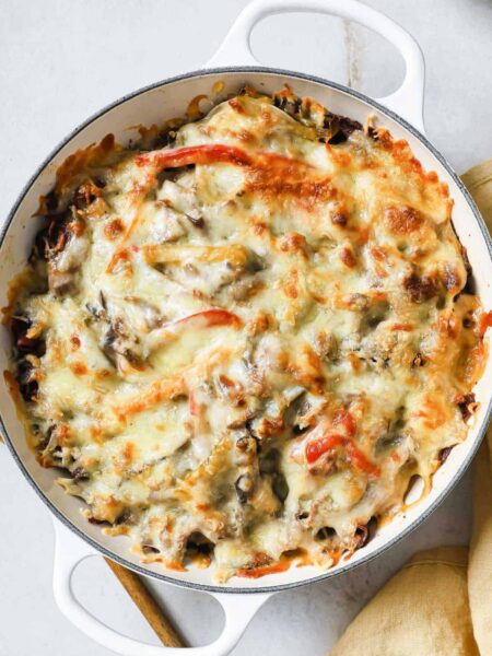 Philly Cheesesteak Casserole Recipe