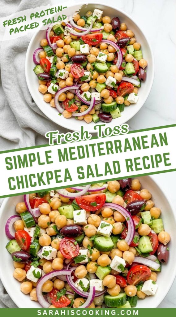 Simple Mediterranean Chickpea Salad Recipe