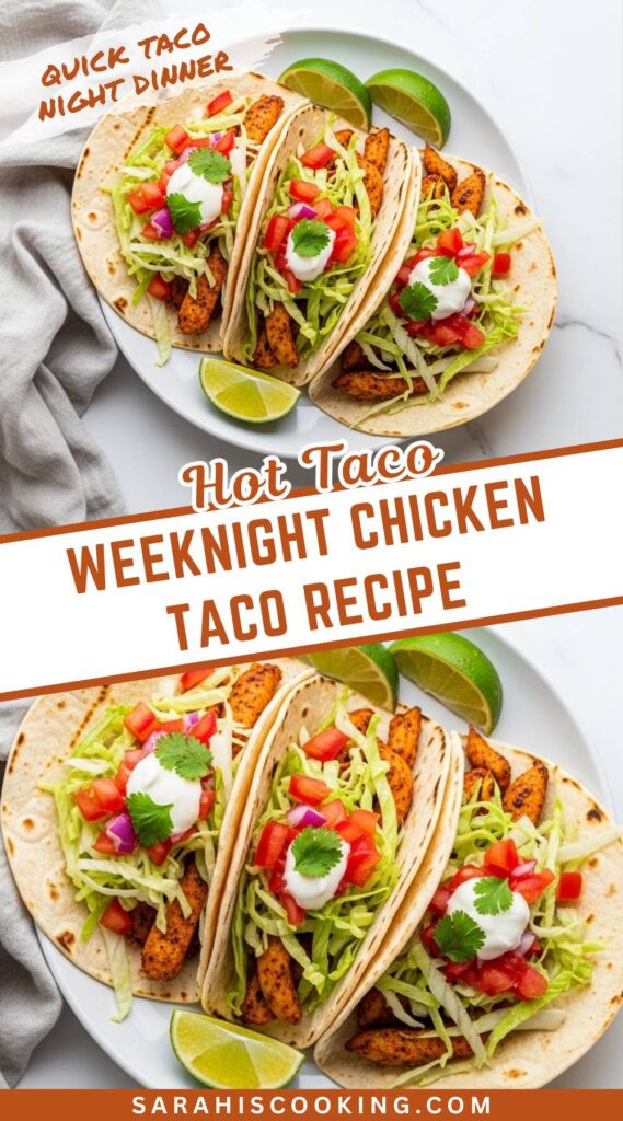 Weeknight Chicken Taco Recipe