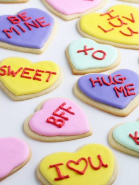 Conversation Heart Sugar Cookies Recipe