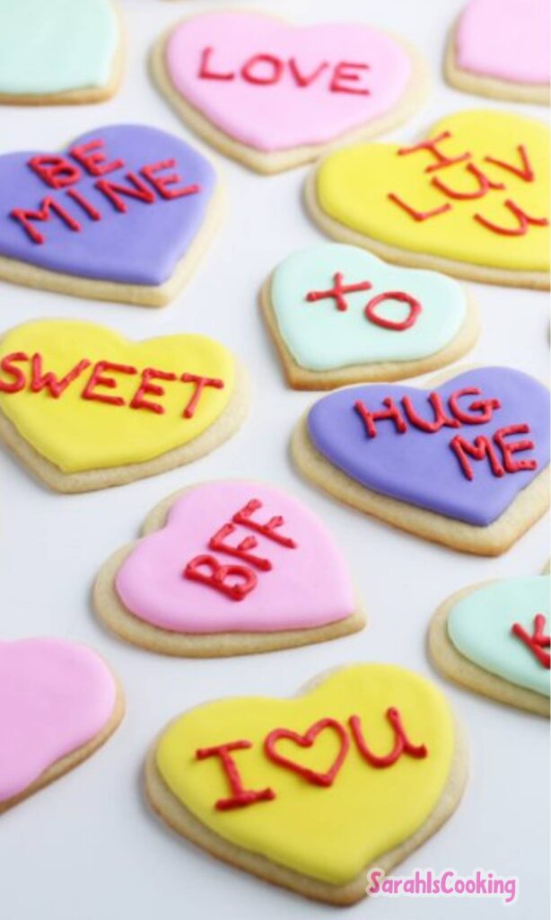 Conversation Heart Sugar Cookies Recipe