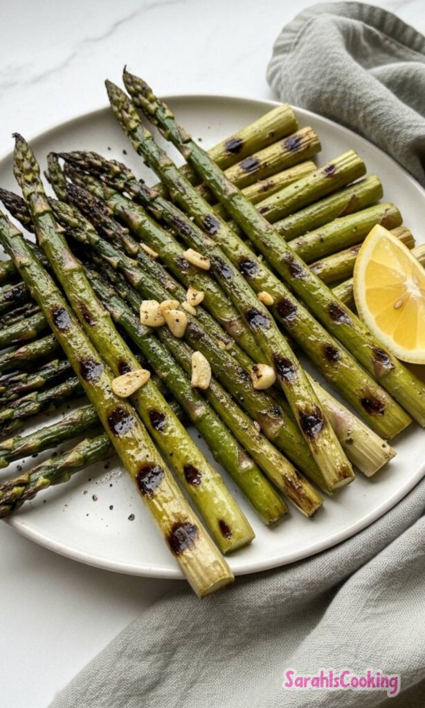 Grilled Asparagus with Lemon and Garlic Recipe
