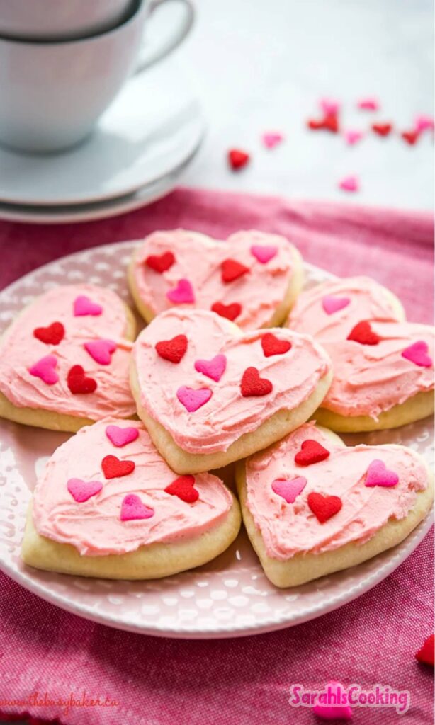 Heart Shaped Sugar Cookies Recipe