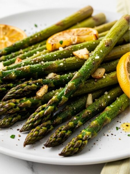Lemon Garlic Roasted Asparagus Recipe