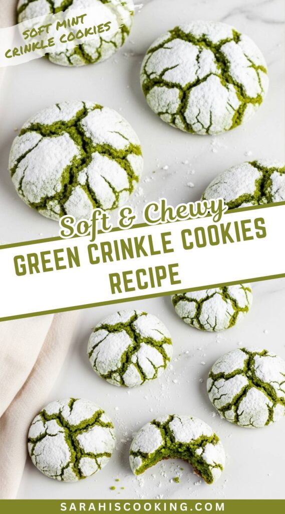 Mint Crinkle Cookies Recipe