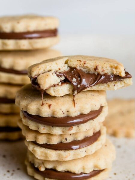 Nutella Sandwich Cookies Recipe
