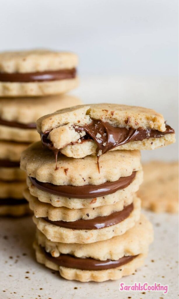 Nutella Sandwich Cookies Recipe
