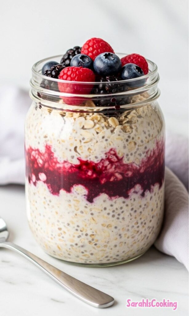Overnight Oats with Berries Recipe