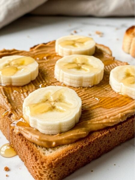 Peanut Butter Banana Toast Recipe
