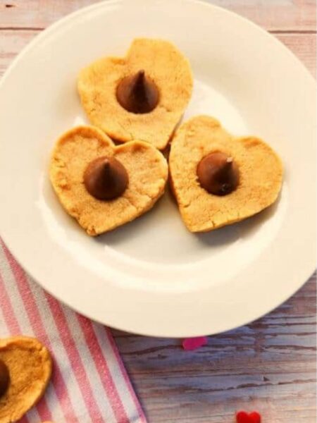 Peanut Butter Heart Cookies Recipe