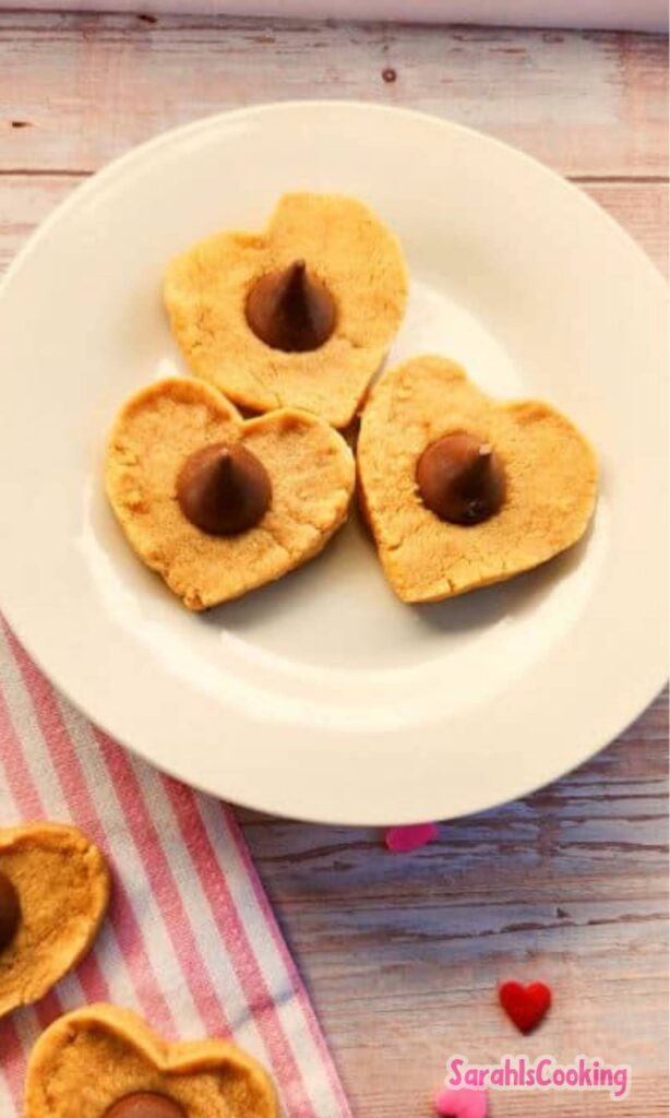 Peanut Butter Heart Cookies Recipe