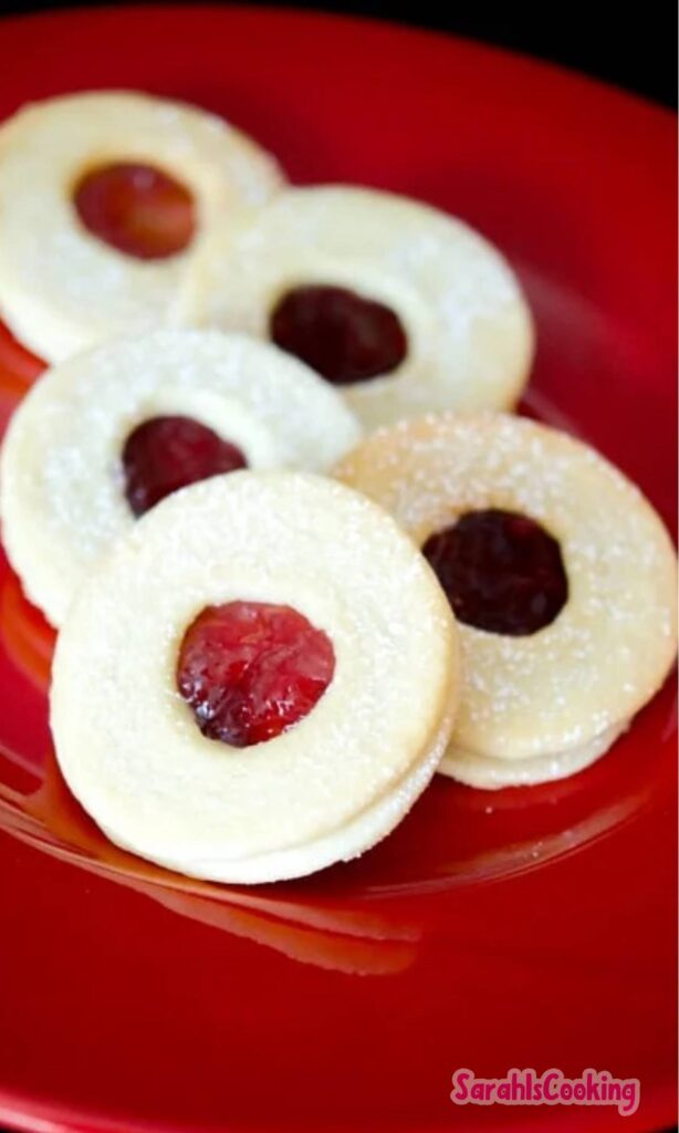 Raspberry Filled Linzer Cookies Recipe