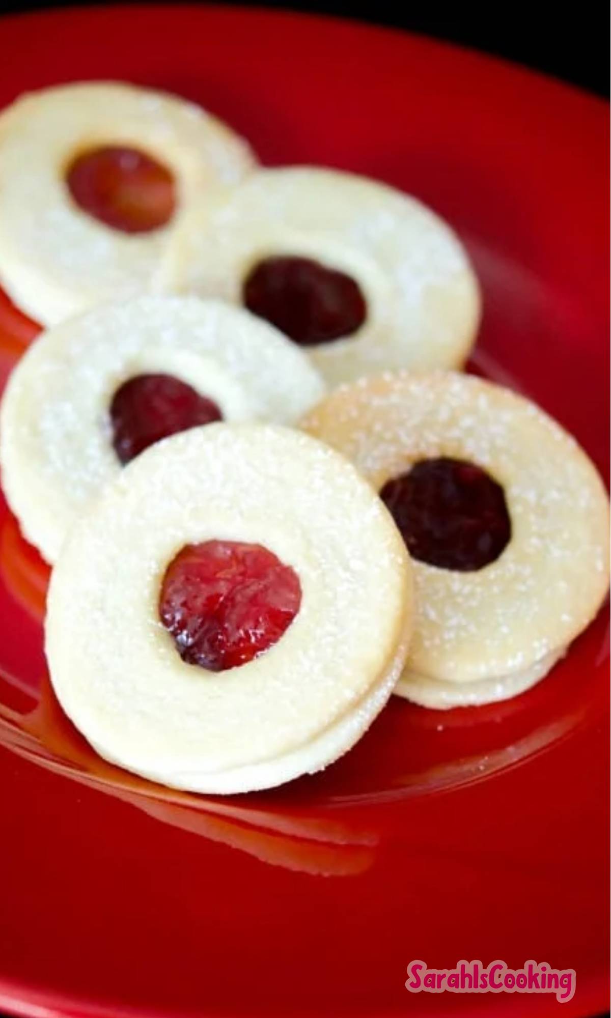 Lemon Raspberry Linzer Cookies Raspberry Filled Linzer Cookies Recipe - Sarah Is Cooking