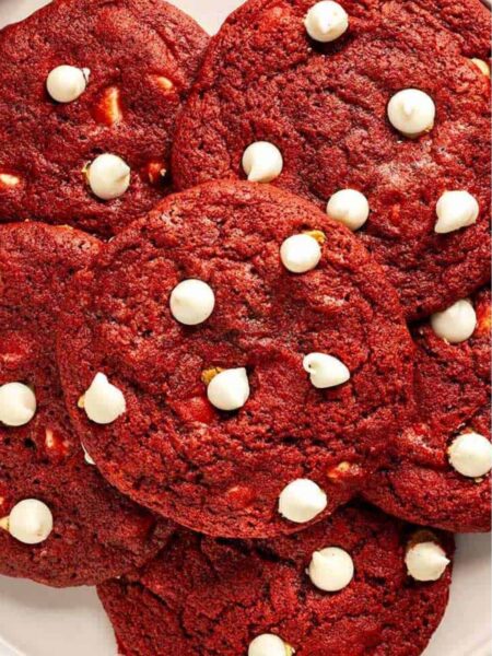 Red Velvet Chocolate Chip Cookies Recipe
