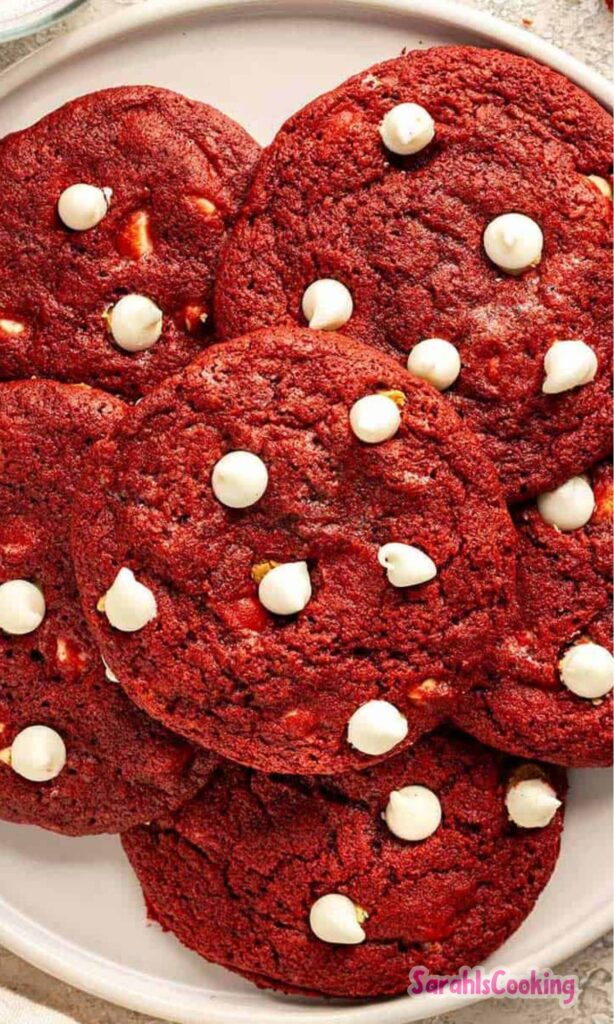 Red Velvet Chocolate Chip Cookies Recipe