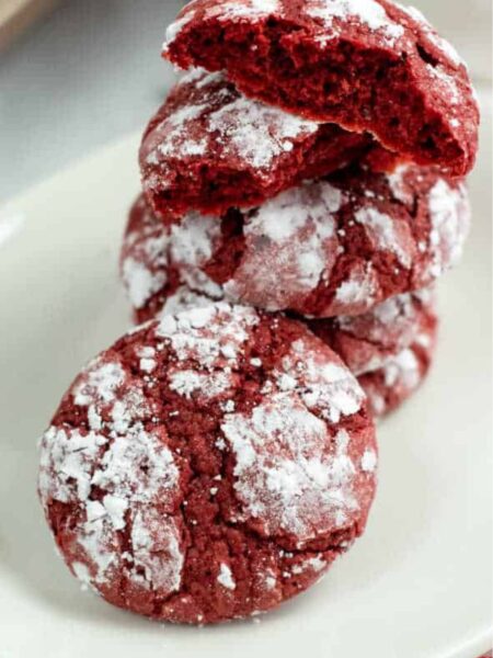 Red Velvet Crinkle Cookies Recipe