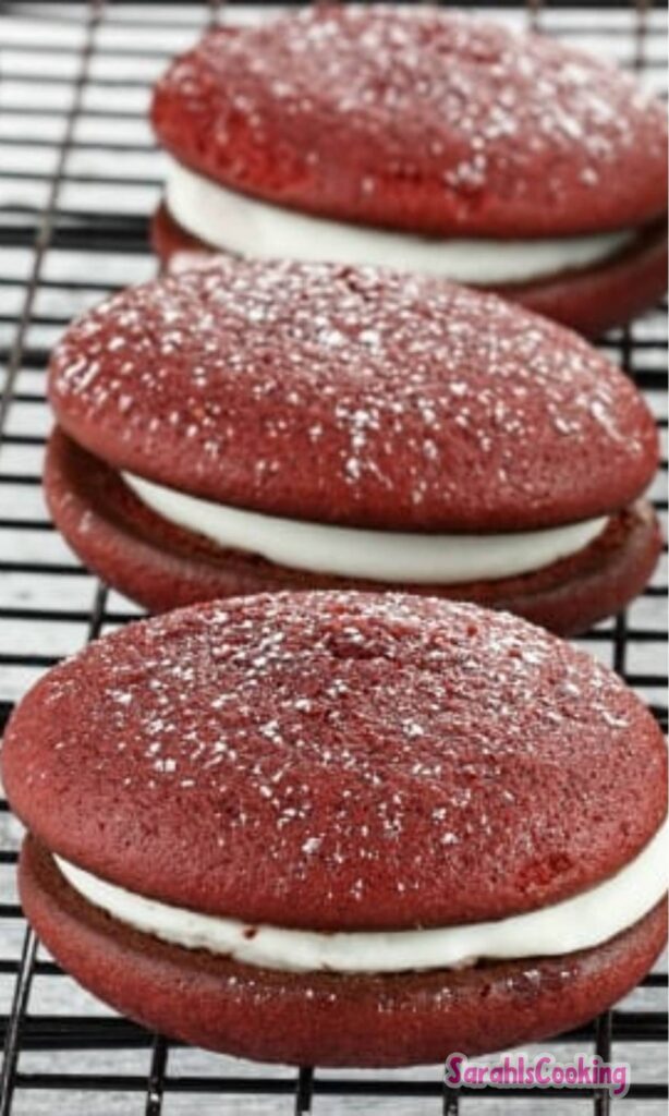 Soft Red Velvet Whoopie Pies