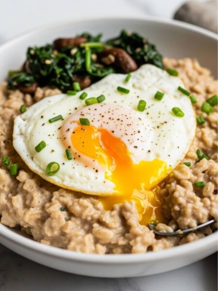 Savory Oatmeal with Egg Recipe