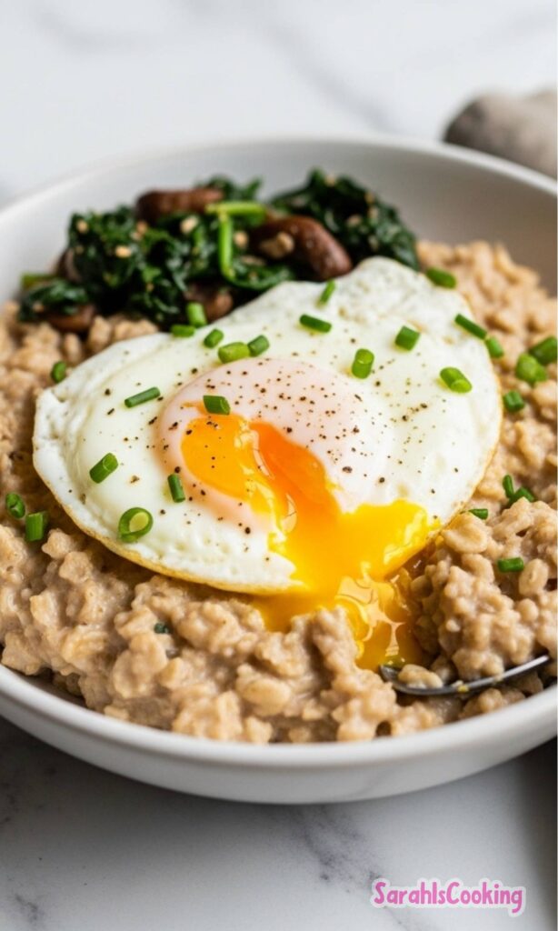 Savory Oatmeal with Egg Recipe