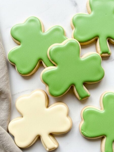 Shamrock Sugar Cookies