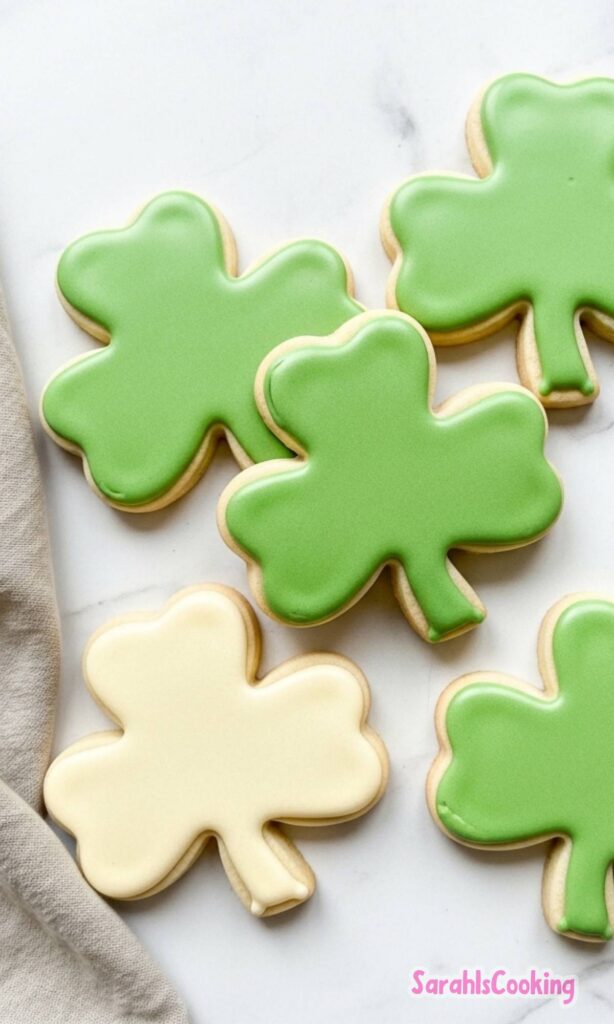 Shamrock Sugar Cookies
