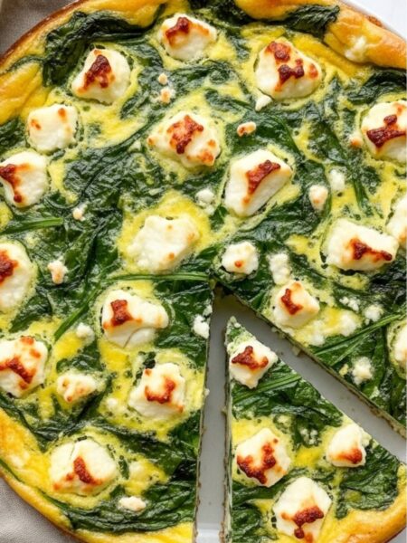 Spinach and Feta Frittata Recipe