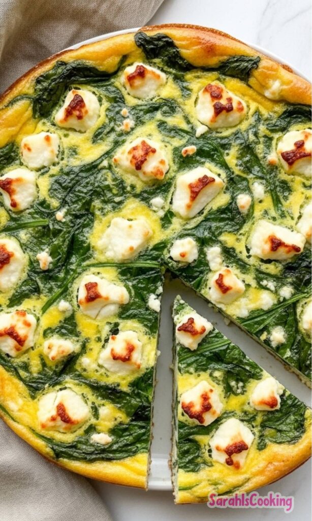 Spinach and Feta Frittata Recipe