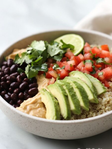 Black Bean Quinoa Bowl Recipe