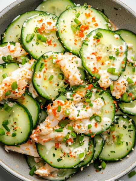 California Roll Cucumber Salad Recipe