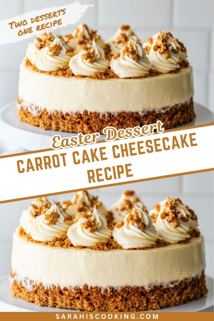 Creamy Carrot Cake Cheesecake Recipe