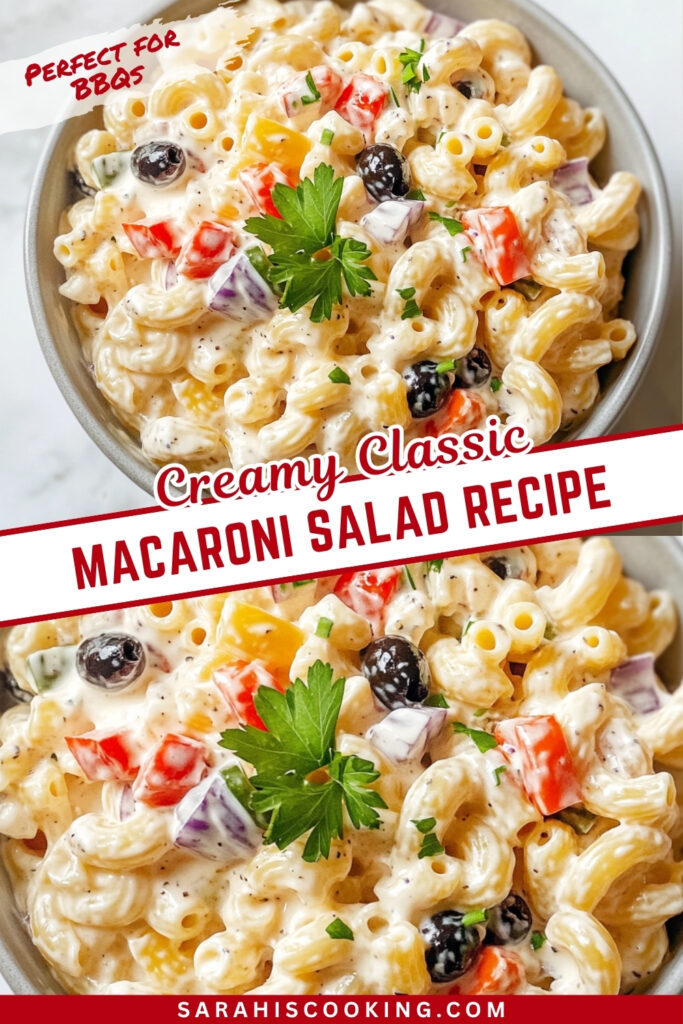 Creamy Classic Macaroni Salad Recipe