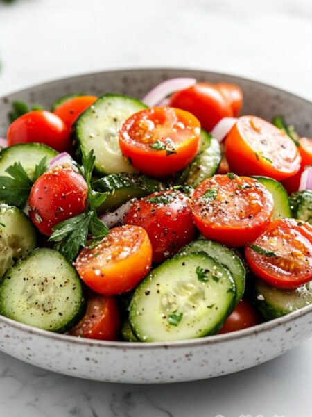 Cucumber Tomato Salad Recipe