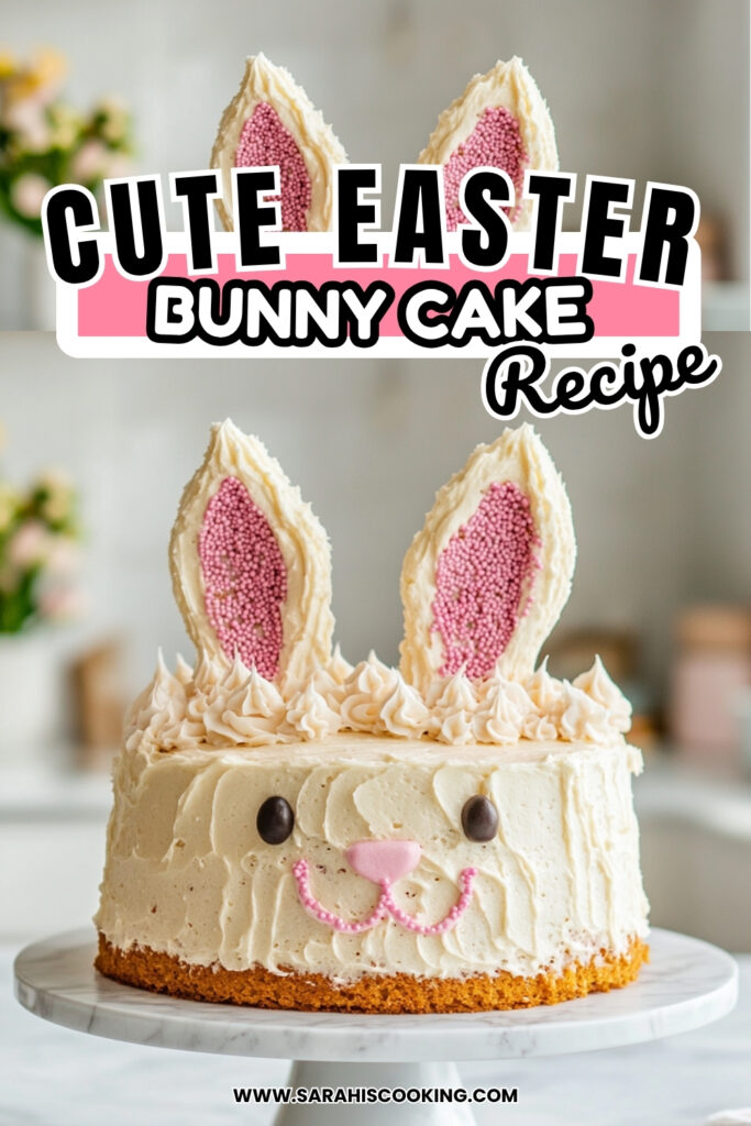 Cute Easter Bunny Cake Recipe
