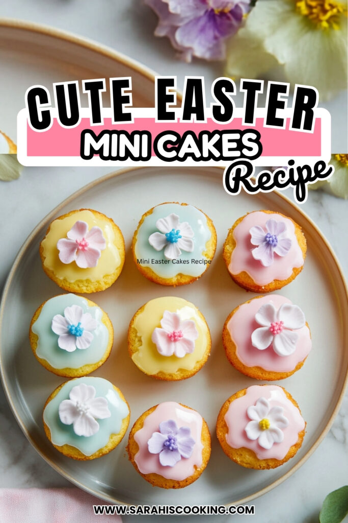 Cute Mini Easter Cakes Recipe