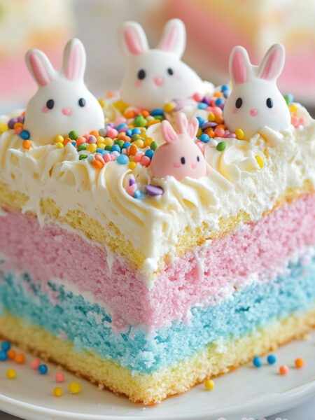 Easter Bunny Poke Cake Recipe